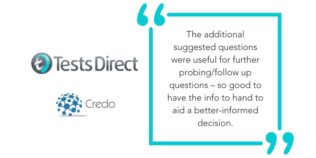 Tests_Direct's tweet image. Credo is a distinctive personality measure for all stages in the employee lifecycle. It can help you pinpoint those that will thrive in your organisation and provides support for ongoing development. 

Here is what our customers have to say ...
tests-direct.com/success-storie…