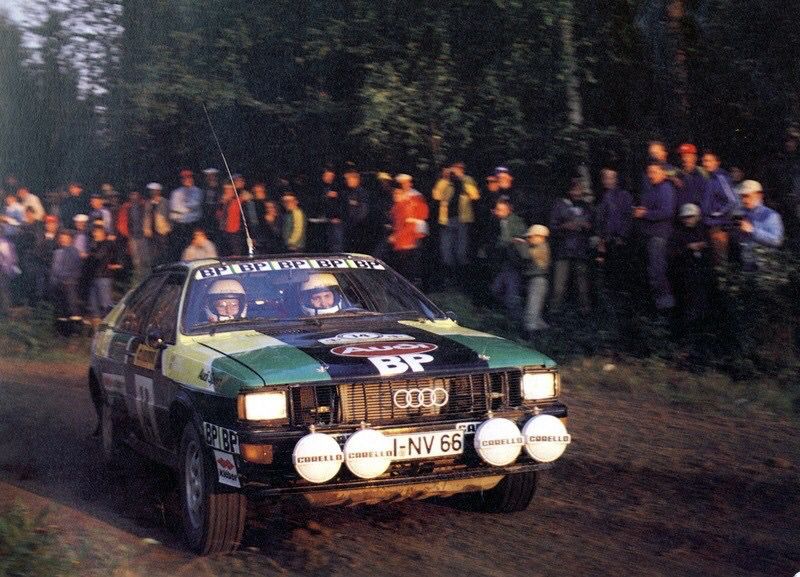 Trofeu RRfi35 Audi Quattro 1000 Lakes 1981 No.14 Mouton / Pons 1/43