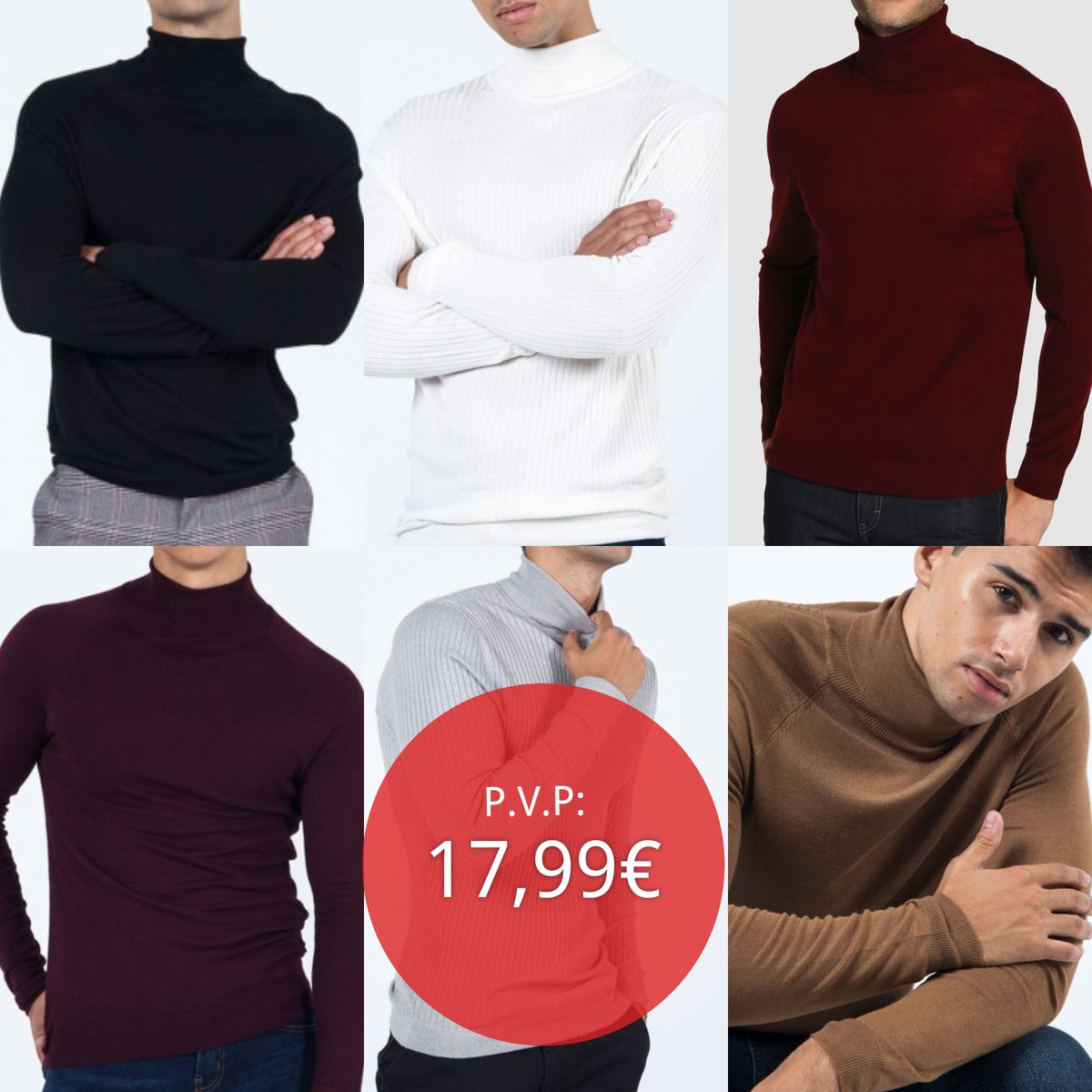 🕺Aprovecha nuestros precios y variedad de modelos y colores  no dejes de completar tu look con un Jersey de cuello vuelto o alto, combina con cualquier estilo, y como no en @dchloecieza el mejor precio garantizado!💪