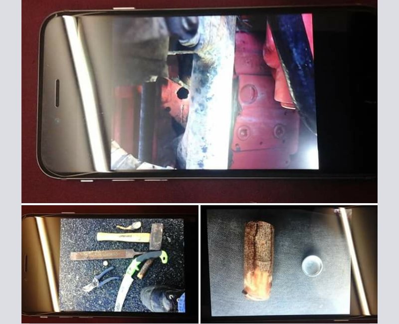 Today I blew a welsh plug in my work truck. The right tools make a job easy. Nearly identical I say 😂. It did its job and got me back to town #somedaysyouwin