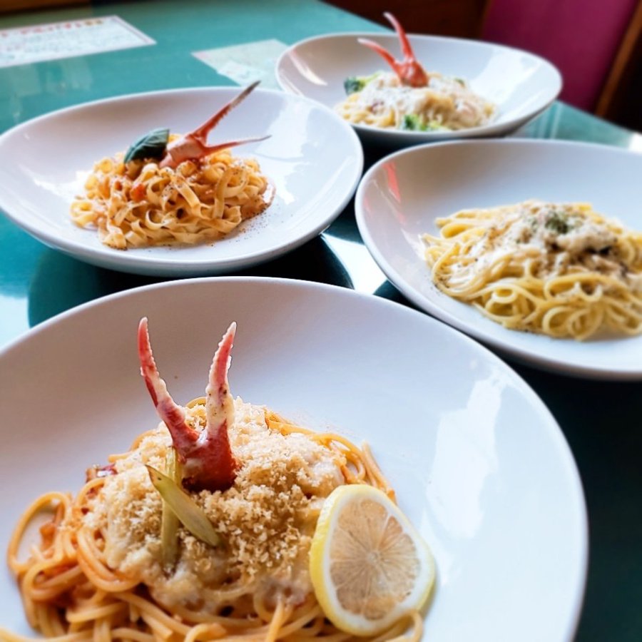 出雲市 モッチモパスタの期間限定カニパスタが美味しい ランチセットでお得に食べれます 号外net 出雲市 雲南市