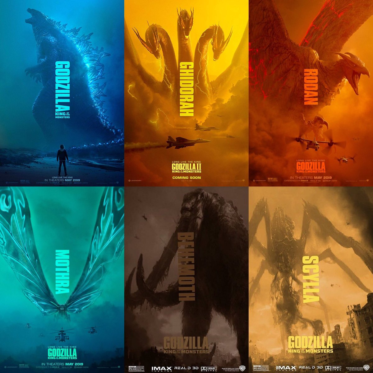 ゴジラ #GodzillaMovie ベヒモス スキュラ メトシェラ モケーレ