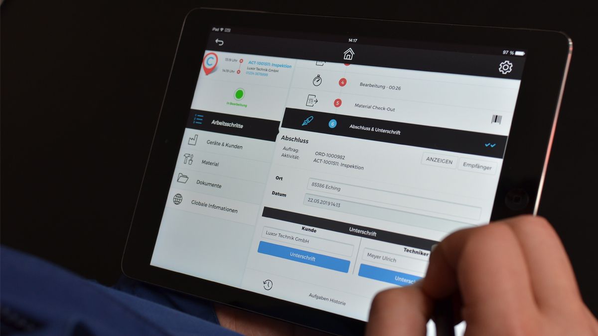 eFlexs's tweet photo. #Wartung, #Service &amp; #Reparaturen können mit einer #FSM App für #ServiceTechniker wesentlich einfacher verwaltet werden. Vorteile: mehr Service-Effizienz, bessere Service-Koordination, produktivere Mitarbeiter, höhere Kundenzufriedenheit #FieldServiceApp https://t.co/MS1y5mxlk3 https://t.co/NfcHBgKPmG