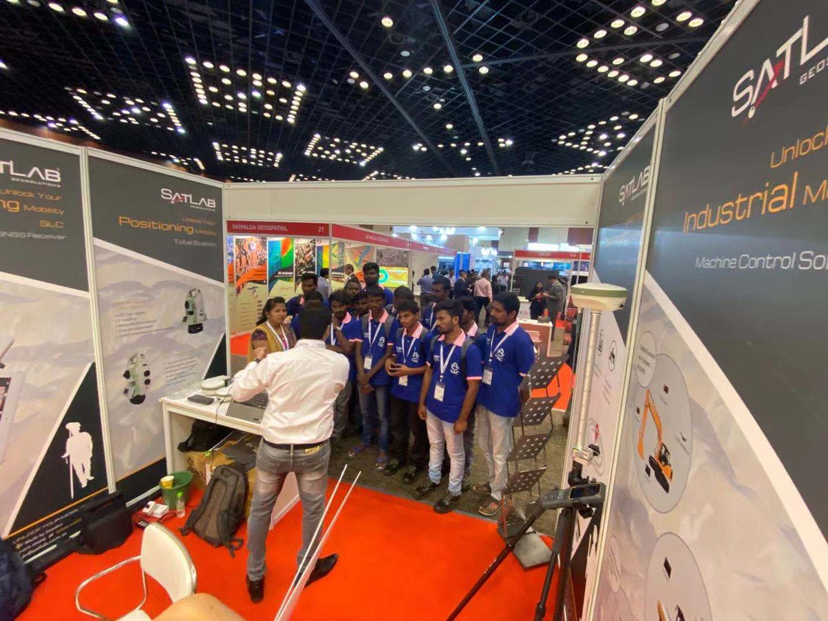 el_JJ_Cheung's tweet image. @satlabglobal is introducing the latest technological theories and themes of #Satlab Smart Monitoring Solution to the students from National Academy of Construction on #GeoSmartIndia. @geoworldmedia #geospatial #surveying #DriveTheChange