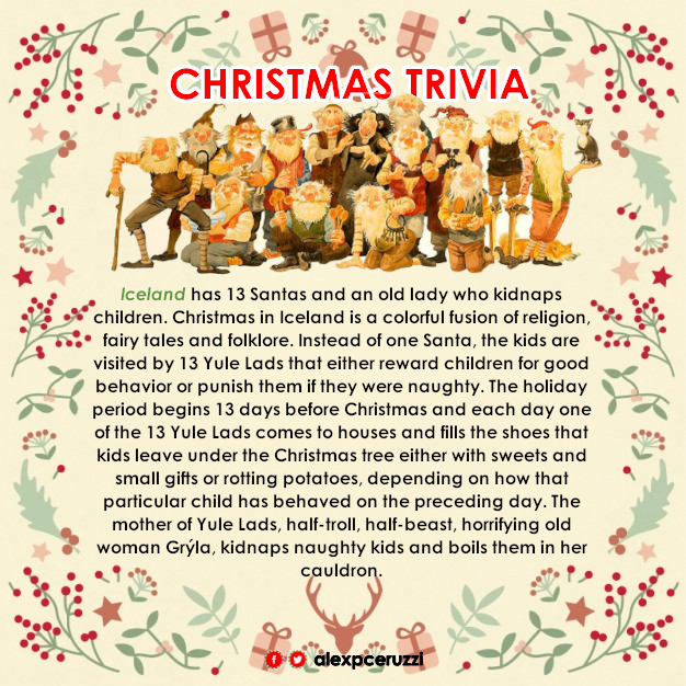 alexpceruzzi's tweet photo. It's exactly 19 days before Christmas! What a great time for another trivia 🎅 Read on! https://t.co/8yzu5P0awo