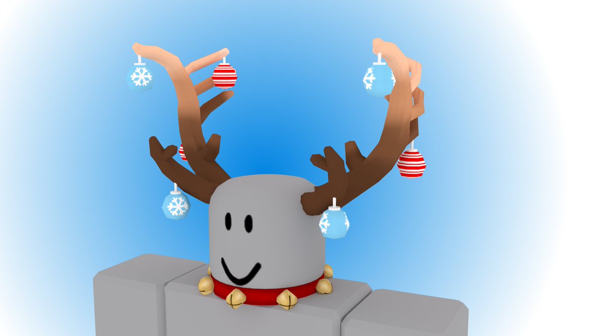 Reverse Polarity On Twitter That Moment When You Mess Up Putting The Link To The Big Surprise Reveal Hat You Made And You Re Embarrassed So You Type Up Some Big Thing On Twitter - deer head wearing a santa hat roblox