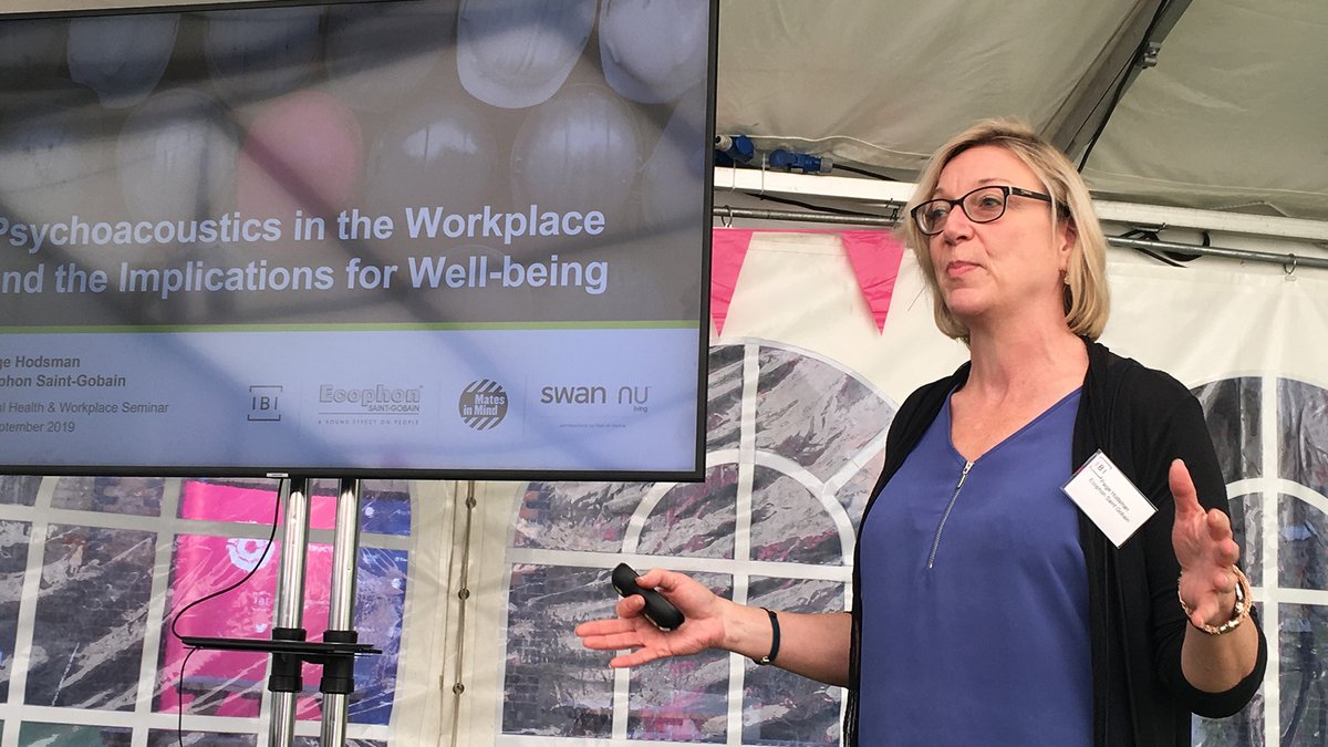 It is astounding the impact sound can have on your #mentalwellbeing. There is fascinating research into psychoacoustics by <a href="/EcophonUK/">Ecophon UK & Ireland</a> <a href="/PaigeHodsman/">Paige Hodsman</a> and the acoustic solutions that can improve your workplace.  #MentalHealthUnited Watch: tiny.cc/hr79gz