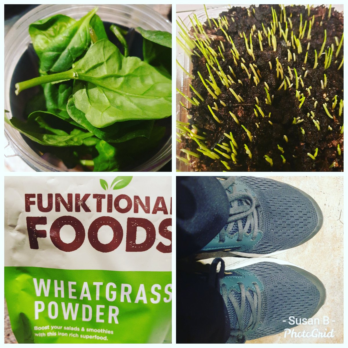 Day 5 of my #decemberchallenge who else is doing it? Not too late to join. Read the blog at bit.ly/DecemberAEFT I choose to exercise and take wheatgrass. Enjoyed #youtube #hiitworkout this morning 😅💪🏻 #healthylifestyle #balancedlife