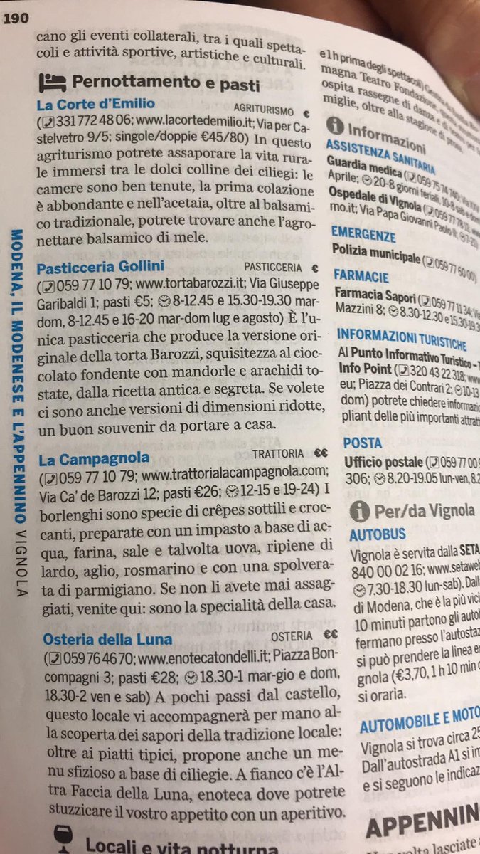 enotond's tweet photo. Una sorpresa di Natale in anticipo 🥂 Grazie Lonely Planet! #EmiliaRomagna #guidaEmiliaRomagna #Vignola https://t.co/9RoQW1m7SX