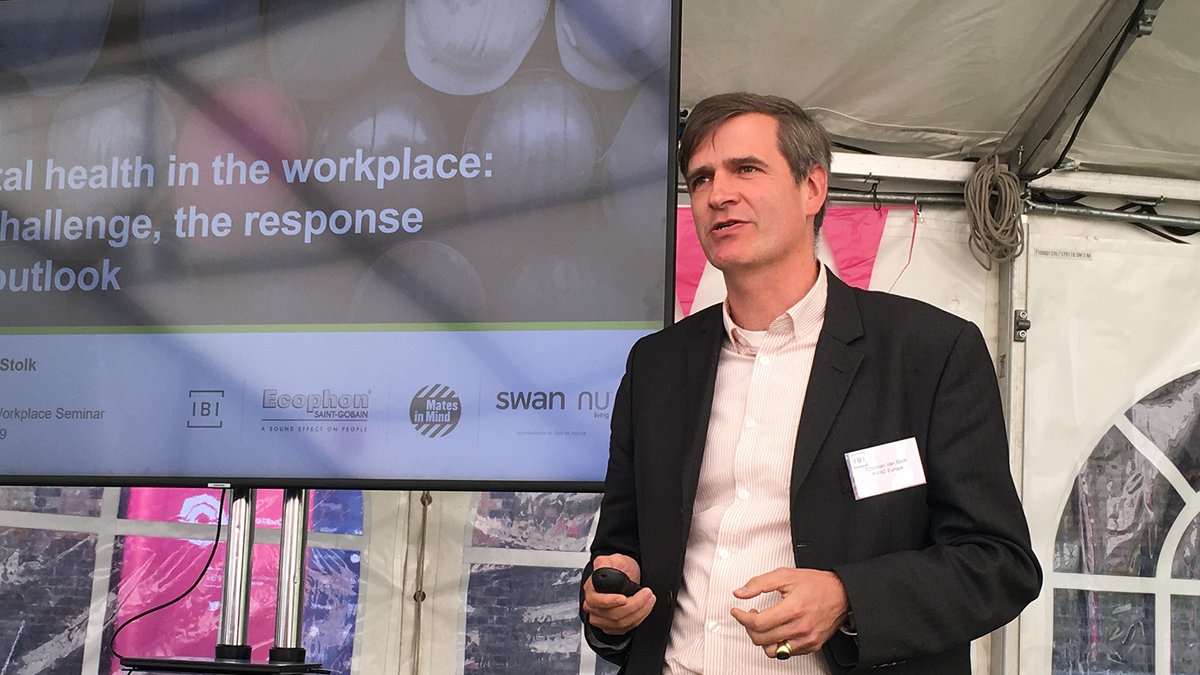 Every year employers improve  their health and wellbeing offer – but there is still a long way to go says Christian Van Stolk from <a href="/RANDEurope/">RAND Europe</a>. We need the right combination of training, policy &amp; place to change the statistics. #MentalHealthUnited Watch: tiny.cc/vs79gz