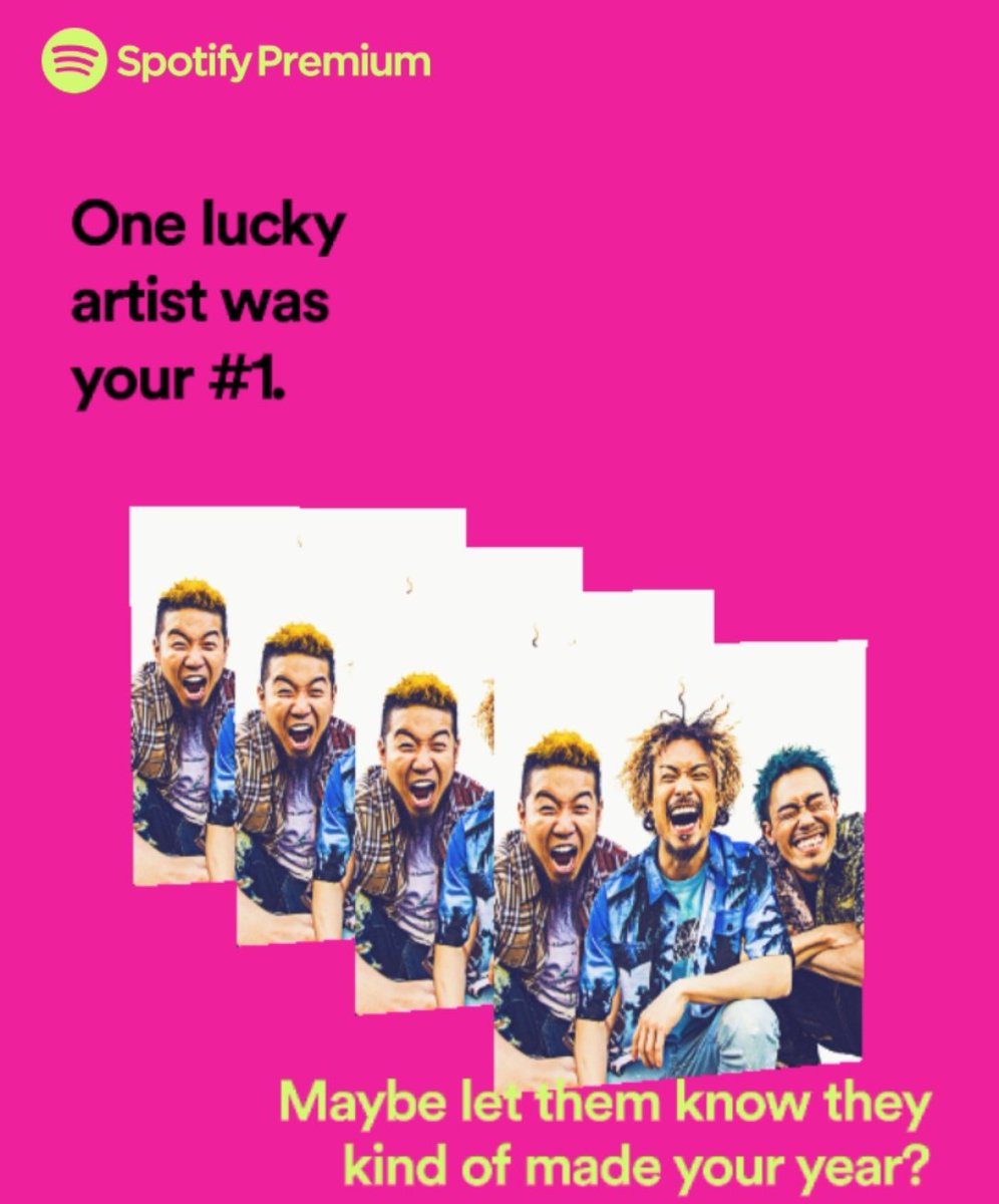 WeatherCorn's tweet image. #spotifywrapped #WANIMA