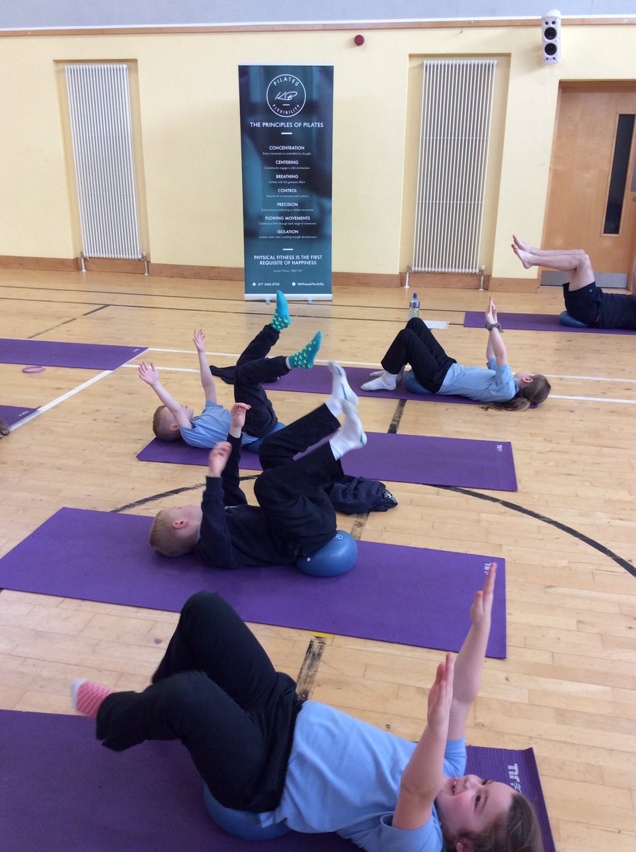stbrigidsCmills's tweet photo. #Wellingbeing programme continues #pilatesday. Everyone felt super relaxed and bendy afterwards! https://t.co/VwE2SbUWef
