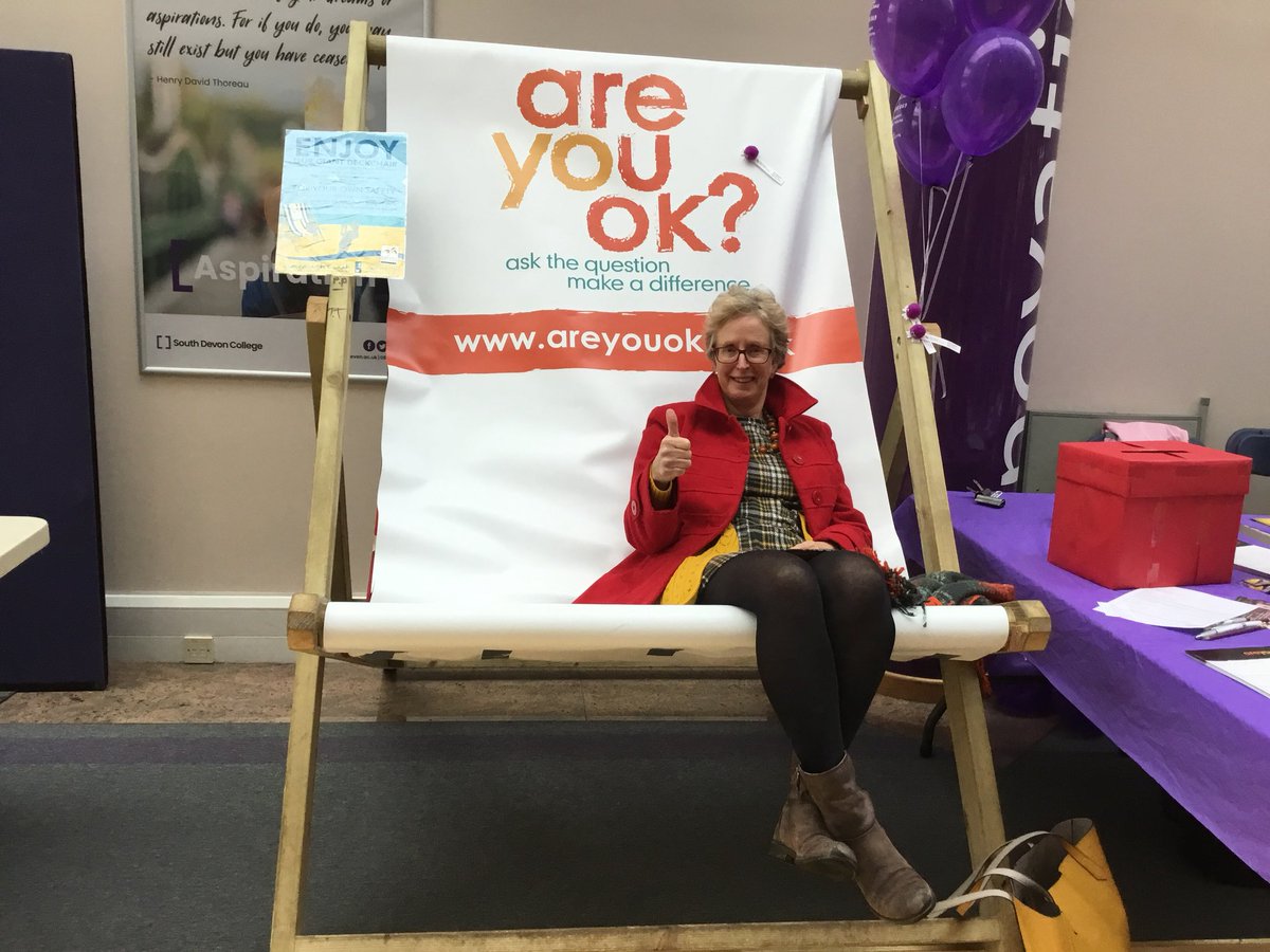 DC_Police's tweet photo. Come and check out the deckchair campaign (awareness raising of coercion and control) today, Union Square shopping mall, Torquay – 12 til 2pm. Come and speak to Torquay Domestic Abuse Service (TDAS) and local police for advice and support visit: https://t.co/WRjwZRcpJe https://t.co/tN7J53v3cx