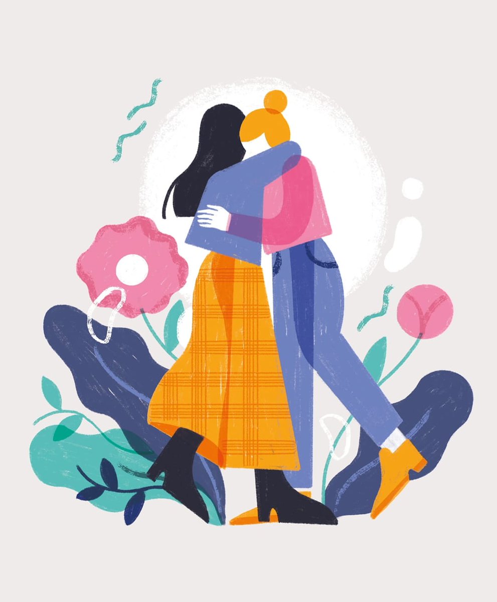 vclovegrove's tweet image. new work for @ProjectCalmMag on how to be kind! 🌿👭🌿