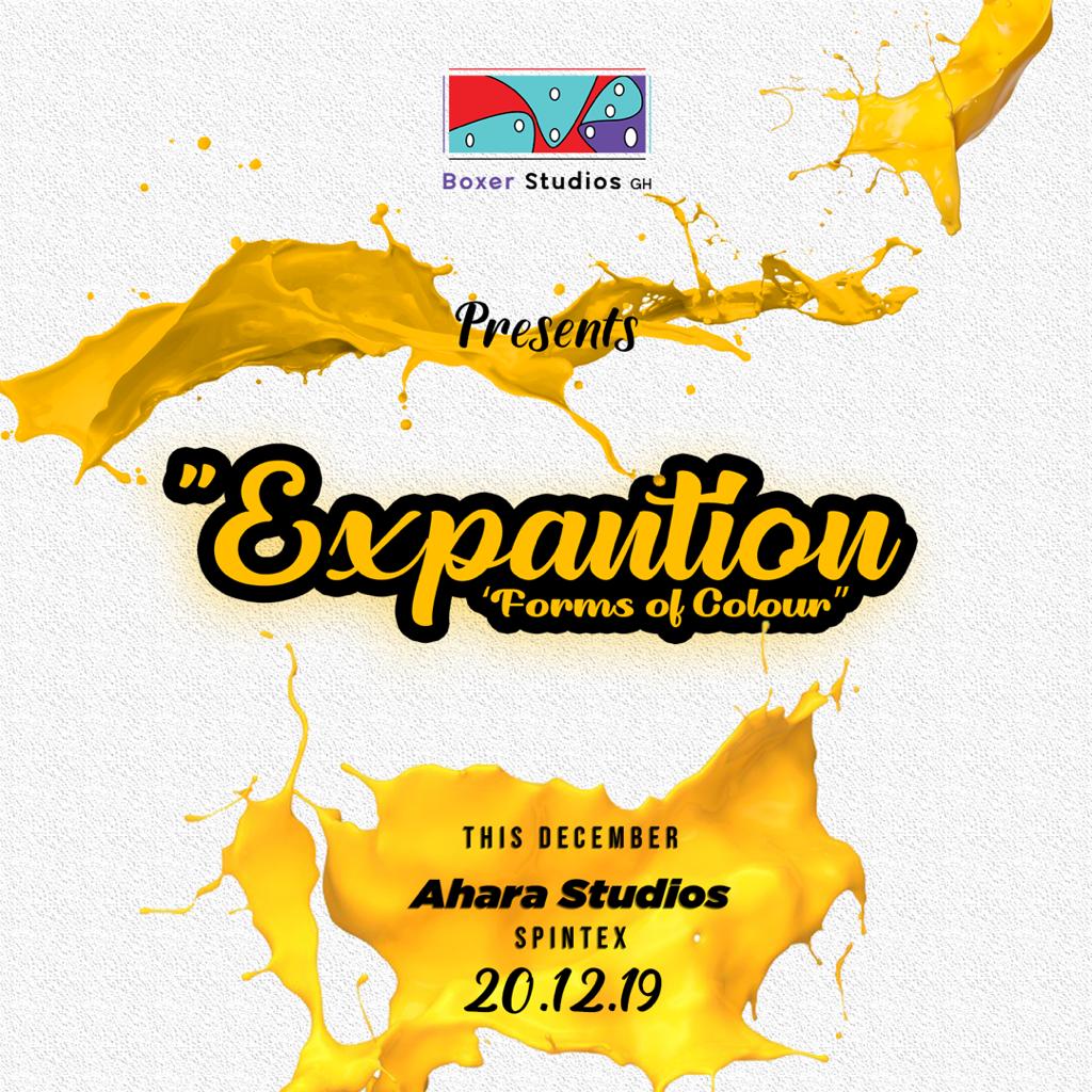 Hello guys, this is an invite to my last art exhibition for the year dubbed 'Expantion ' The forms of colour' @AharaStudio on the 20th of December 2019.
#artexhibition #YearOfReturn2019 #Diaspora #abstract #plasticrevolution #interiordecor #COLORCREATION #motion #expansion