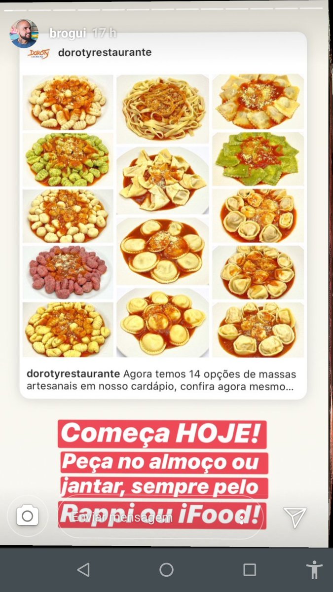 ProzacDurapac's tweet photo. Bom dia. Hoje no almoço vamos pedir uma gororoba, digo, uma massa do Brogui?
E esse molho de catchup, digo, de tomate? 😅🤣🤣🤣🤣 https://t.co/Gt8ojXQpUO
