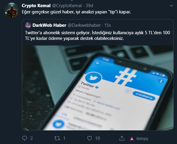 Türkripto tweet media