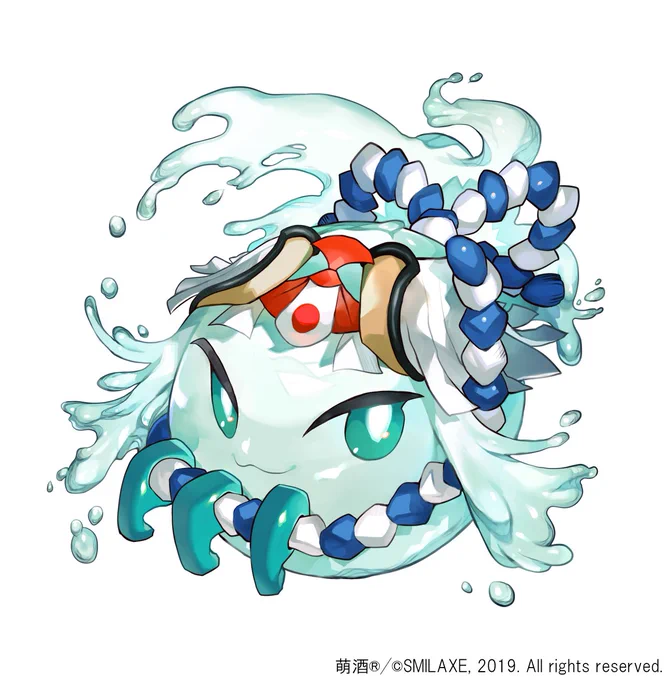 スマイルアクス様の「萌酒ボックス」にて、キャラクターを強化する『チカラ水』2種類のデザインを描かせて頂きました～! 