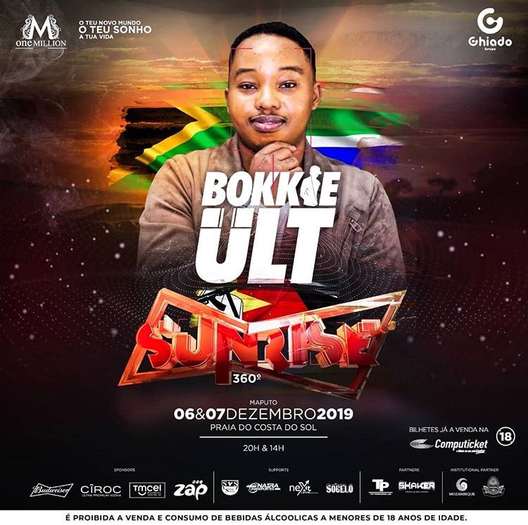 BokkieultDJ's tweet photo. Mozambique π²πΏ in Maputo this coming Saturday, will be bringing nothing but a fire performance. You know what it is....
#Sunrise
@onemillioneventos βοΈπ²πΏπ
#BokkieUlt #Ultfx https://t.co/gJepxiONjb