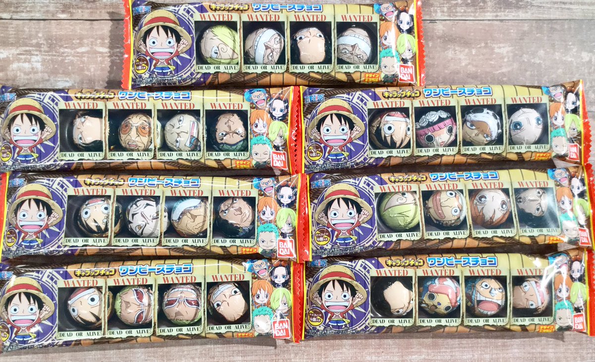 One Piece 麦わらストア福岡店 新商品 食品 キャラップチョコ ワンピースチョコ 100円 税 好評発売中 麦わらストア Onepiece