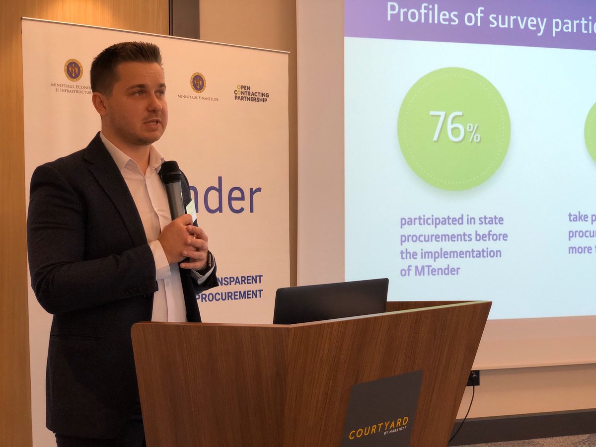 nestulia's tweet photo. How users perceive #MTender? Overall, quite positive: 70% satisfied, more than 60% thinks that it helped to reduce the level of corruption. There are also some challenges mostly connected with the capacity of users. https://t.co/wqyvXngJOf
