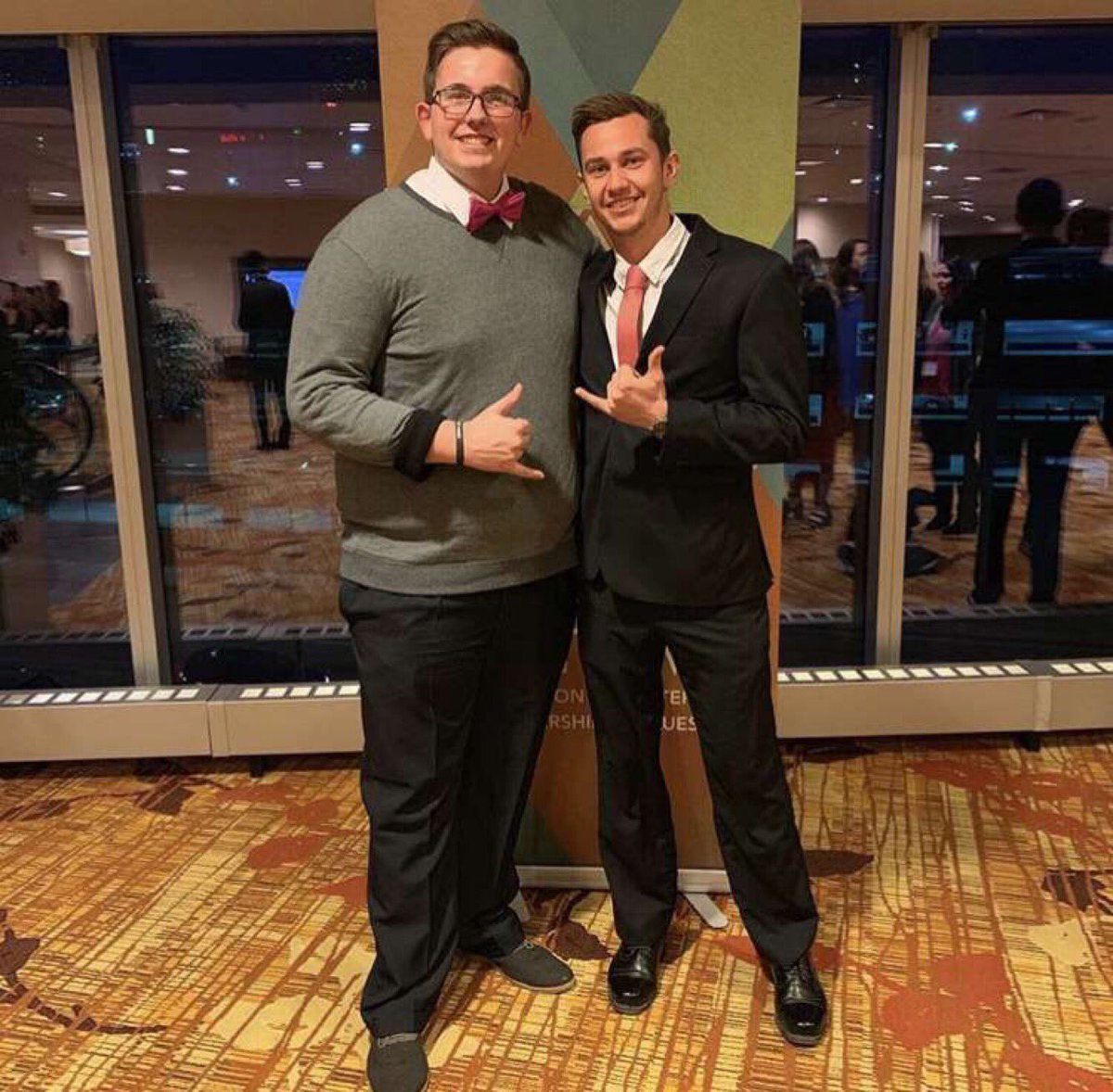 IFC_ONU's tweet photo. Pictured on the right is our next outgoing officer, Joe Slusher! He represents Alpha Sigma Phi as the VP of Recruitment. Thank you Joe! https://t.co/2SIYKpYukG