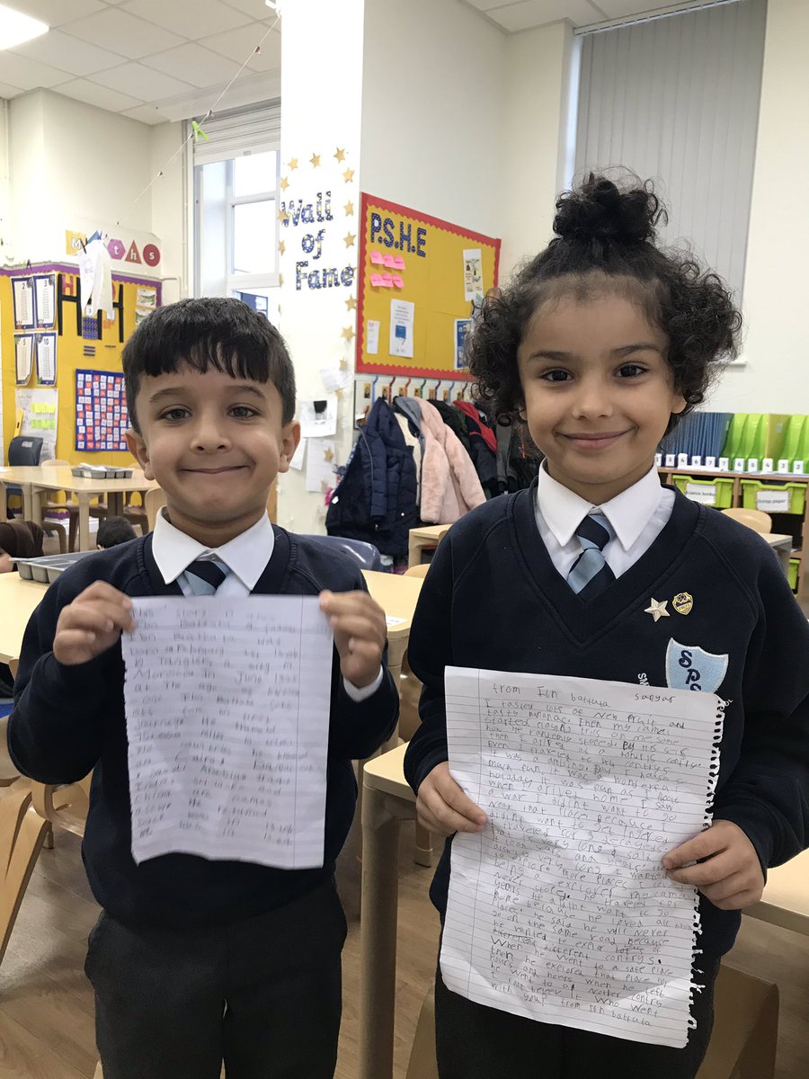 Miss_N_Stewart's tweet photo. Miss Dudley and myself are very proud of these two superstars who have been very busy at home doing extra research on Ibn Batutta for our history lessons 🌟🌟🌟 https://t.co/muLL7B59ja