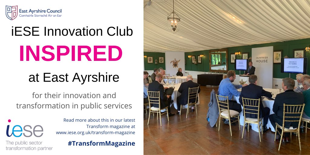 IESECIC's tweet photo. Read about what our Innovation Club got up to at Dumfries House, an event hosted by @EastAyrshire - fantastic showcase of their #innovation and #transformation in local public services - https://t.co/Vp5DzwShyZ #TransformMagazine #localgov #InnovationClub https://t.co/A0BONz8nh4