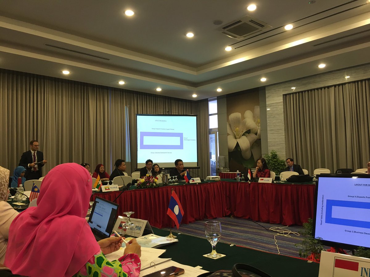 Elinorannie's tweet photo. Last week we were in Cambodia for the semi-annual #ACCMSME meetings. Very productive discussion on how to promote more evidence-based #SME policymaking in #ASEAN - specifically, how to strengthen #MandE frameworks and #SMEstatistics through #COPAS and in partnership with @ASEAN https://t.co/z88iMZr1q6