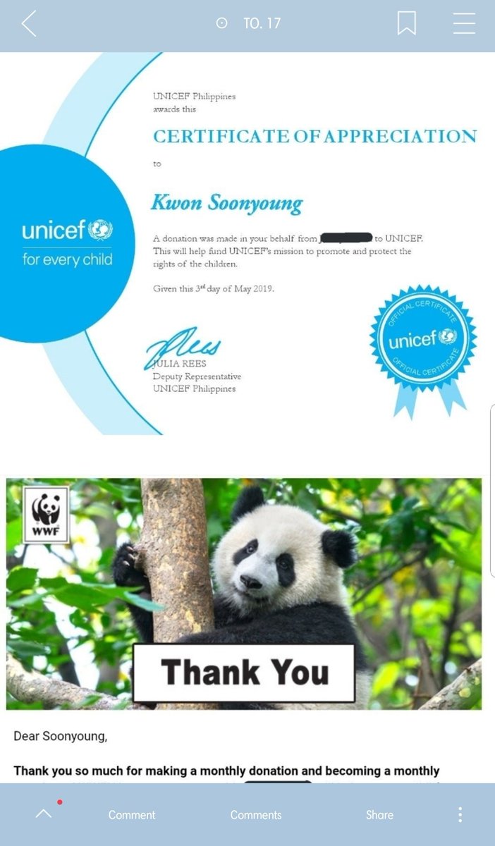 soongasm's tweet photo. HOSHI REPLIED TO ME ON FANCAFE TWO TIMES 😭😭
first one is the certificates from the donation i made under his name 
second i told him he's so cool yesterday 

soonyoung thank youu 😭😭😭 thank youuu https://t.co/fRDMo6uohI