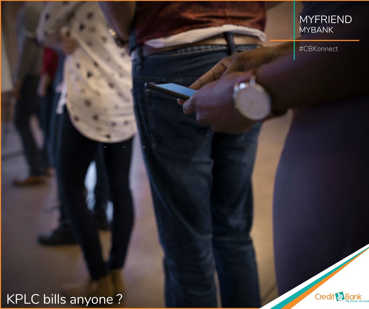 CreditBankPLC's tweet photo. Throwing it back to when electricity could only be paid for in cash and in long queues 😩.
Sasa mambo ni chap chap with the Credit Bank Konnect APP, where you can pay for your KPLC bill fast and flexibly at your own convenient time and place.
#Committed4Good
#MyFriendMyBank https://t.co/T5qKZ6zque