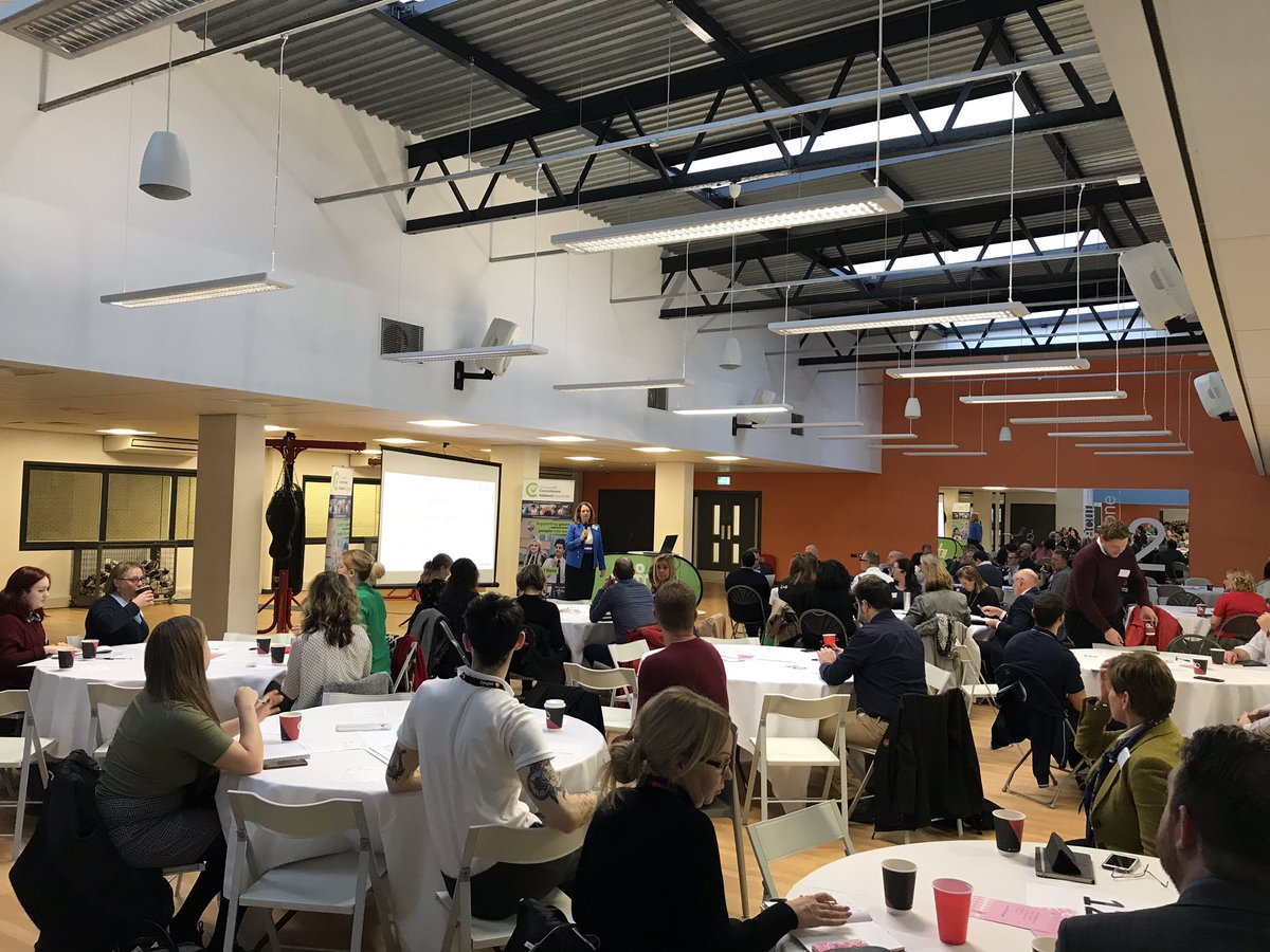 CdfCommitment's tweet photo. Welcome to all our businesses and schools who are attending our engagement event this morning at Eastern Leisure Centre. Great to see so many new and familiar faces who are passionate about providing opportunities to school and young people #cdfcommitment https://t.co/J7zBQefv4v