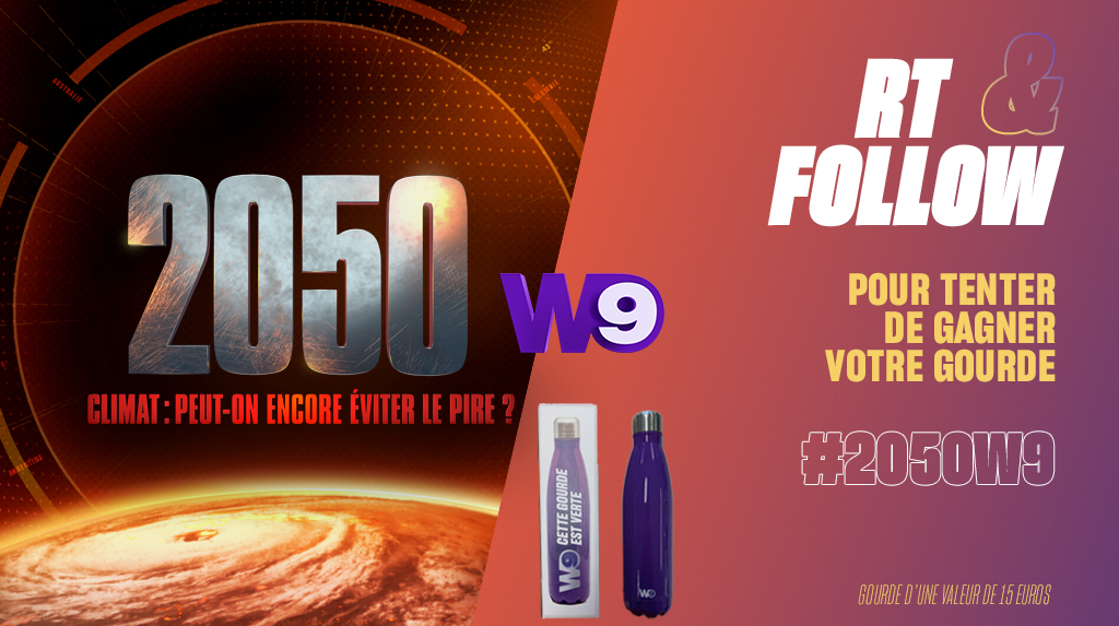 W9's tweet image. RT &amp;amp; FOLLOW pour tenter de gagner votre gourde !
#2050W9