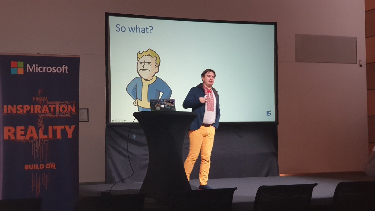 miroslavpopovic's tweet photo. @BoykoAnt talks about speeding up application testing with Azure Container Instances @ATDkonferencija #atd15 #AzureContainerInstances https://t.co/ySUbYsVtwP