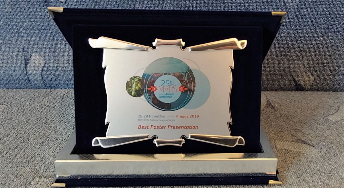 NEUROPUBLIC's tweet image. Last week we participated in the 25th MARS Conference in Prague and we were awarded w/ the Best Poster Presentation! neuropublic.gr/en/news-en/neu… #MARSConference19 #MARSConference #IACS #Copernicus #EarthObservation #EO #RemoteSensing #gaiasense #CAP2020 #GeoCAP #EOData