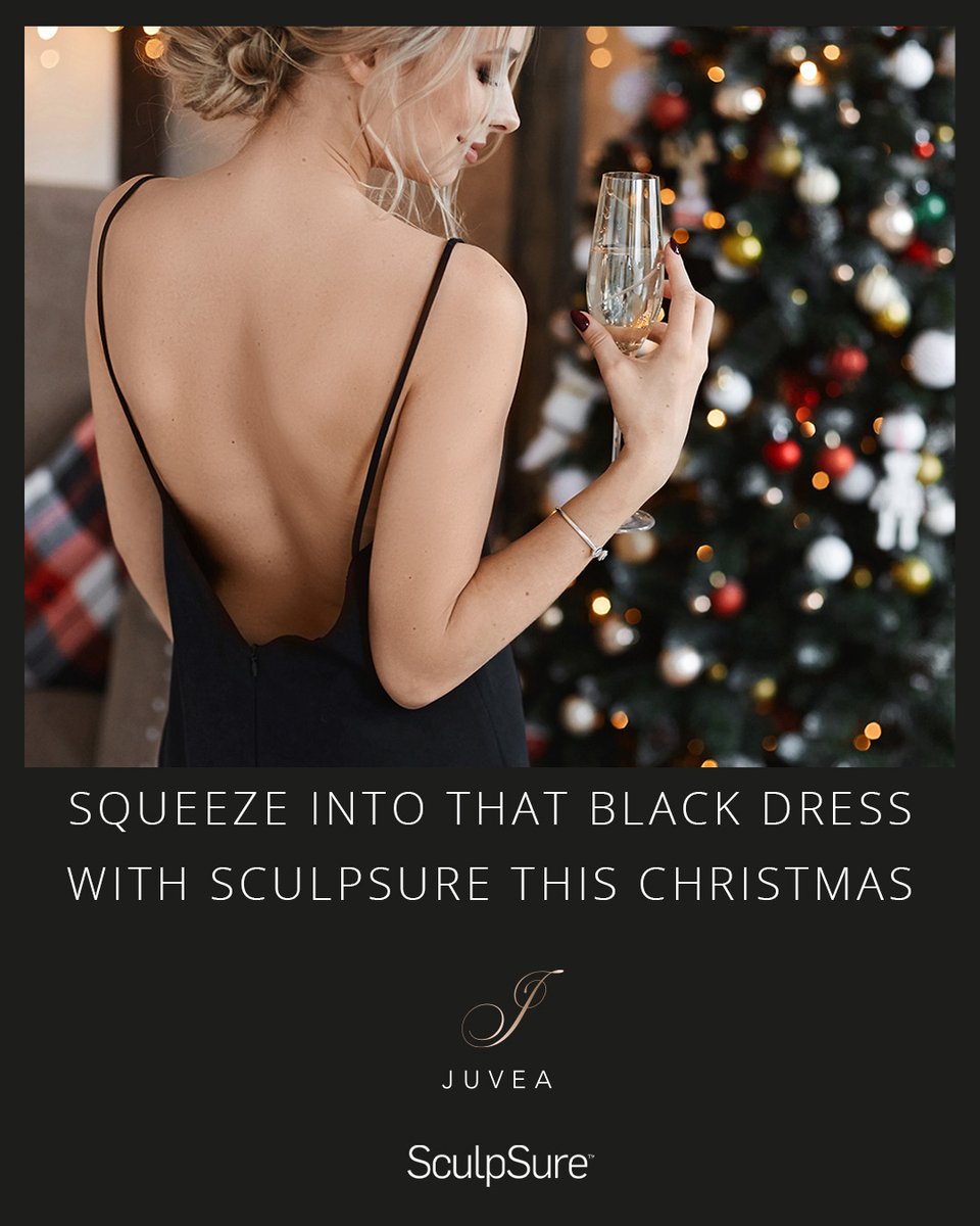 🎅 Squeeze into that black dress this #xmas with #scuplsure the latest laser technology 🎅
👌Book a consultation now with a juvea representative 👌
✔️No Downtime
⏰Treatment time = 30 mins
📧 ow.ly/E6lC50xaZFG
📞020 7291 4554
