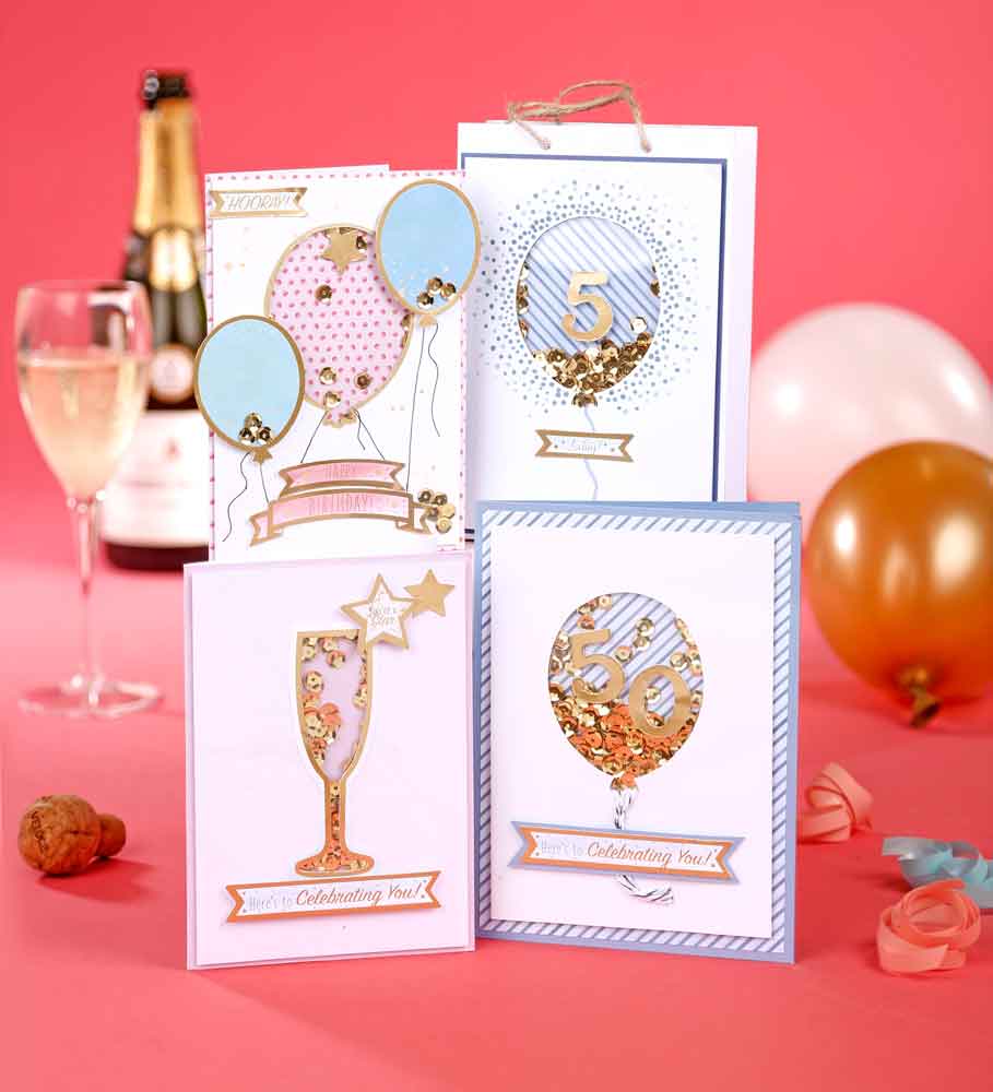 PapercraftE_mag's tweet photo. Issue 182 is on sale now! Bring in 2020 in style with our Celebrations Card Kit, including papers, toppers, foiled sentiments AND four pre-cut aperture card blanks. Buy yours from https://t.co/hGpoAvEFyo, large supermarkets or WHSmith #papercraftessentials #issue182 #crafting https://t.co/laBAt93FuG
