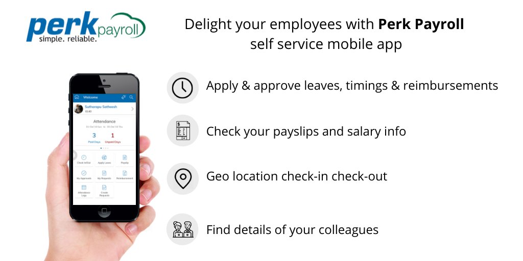 perkpayroll's tweet photo. Delight Your Employees With Perk Payroll Self Service Mobile App
https://t.co/2NzMXkD2Ni
#payrollsoftware #hrpayrollsoftware #onlinepayrollsoftware #payrollmanagement #perkpayroll #onlinecloudpayroll https://t.co/Vs80eOOElw