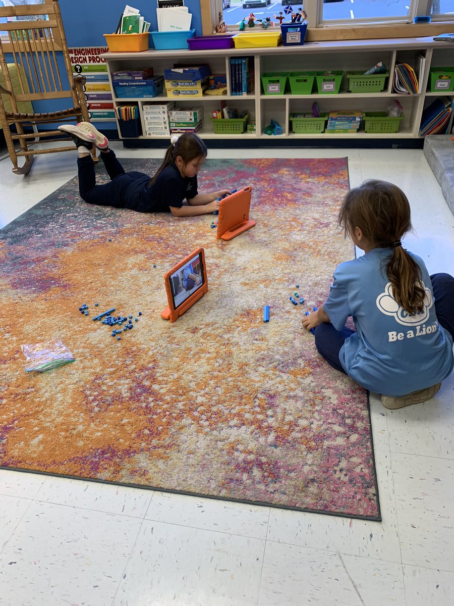 CBAWestChester's tweet photo. Second graders are using @Seesaw to create videos of how to regroup using a base ten block model #2ndgrade #mathexplanations https://t.co/w9j9Rj7sRi