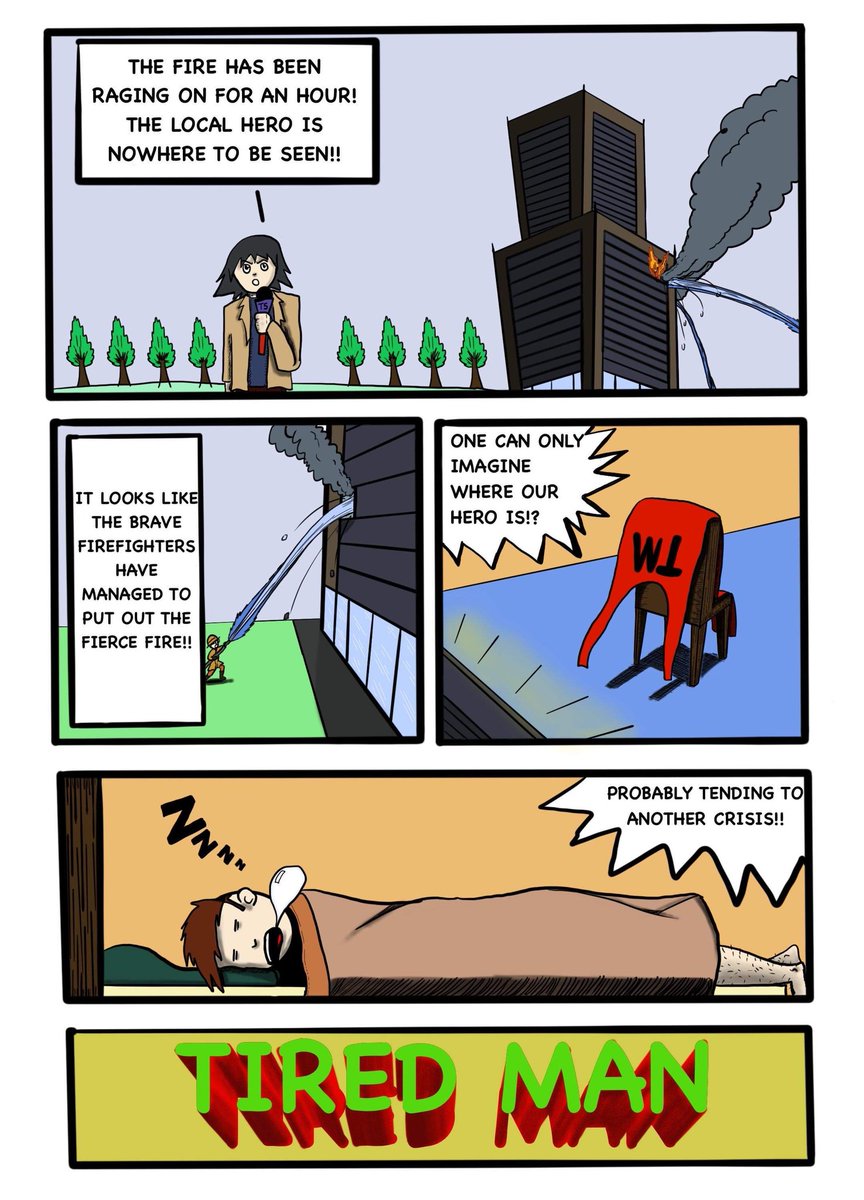 LazymanComics's tweet photo. Tiredman
My first comic from months ago. Follow me for more. I post weekly (or I try to)
#webcomics #comics #lineart #Procreate #webcomic #comic #mangaart #cartoon #sketch #digitalart #artsy #lazymancomics #comicart #humor #lol #funny #life #relatable #relatablecomic #seemedoodle https://t.co/jCsBsk8IAo