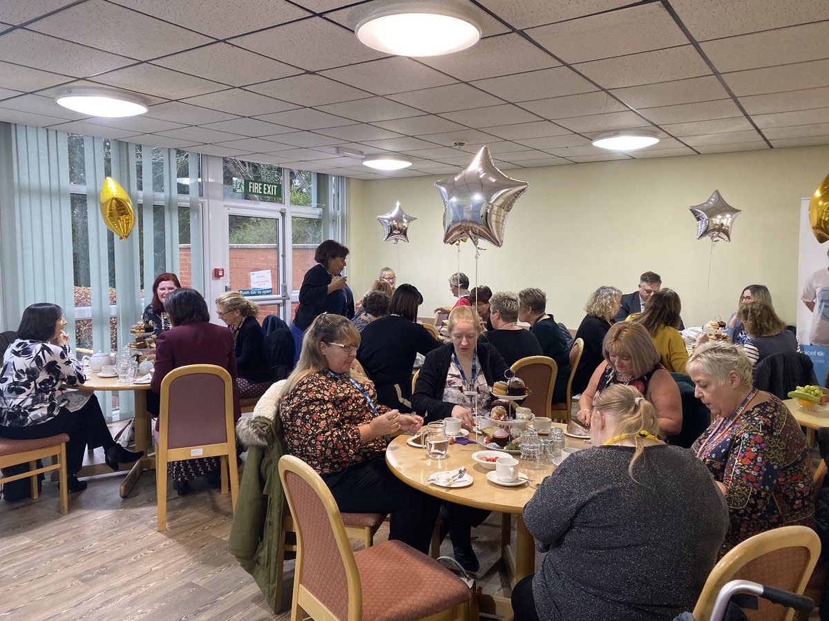 NHSOEteam's tweet photo. Our @DCHStrust thank you, time and tea party in full swing. #DCHSTTT https://t.co/B2nhCdphv7