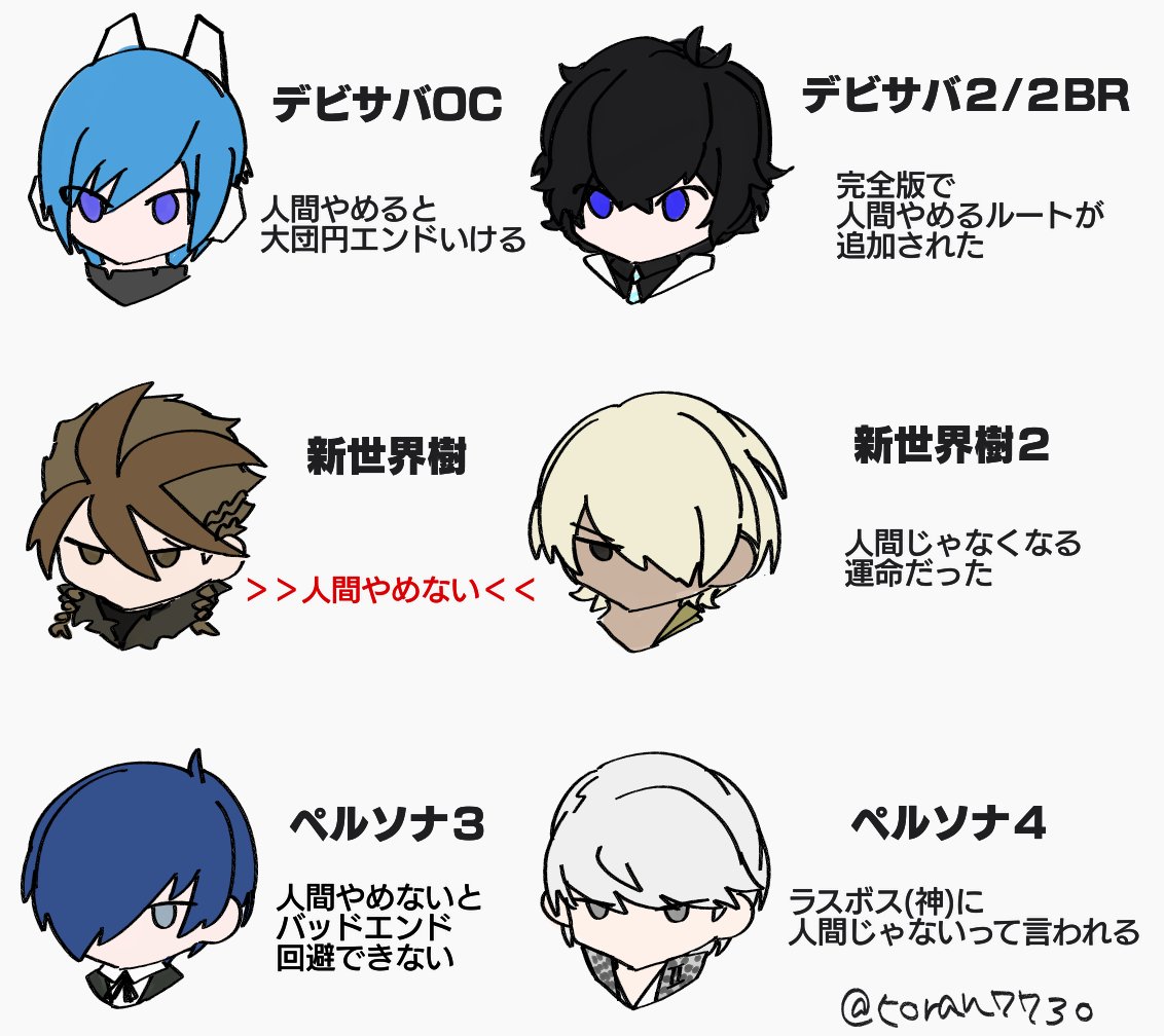 ジズ 多大なネタバレ有 私のatlus無個性主人公遍歴です