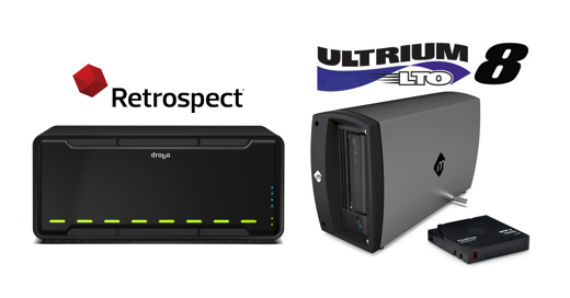 mTape Thunderbolt 3 solutions are now available bundled with Retrospect software.  mTape with Retrospect is the ideal archiving solution for use with the Drobo 8D.  #Drobo #Thunderbolt3 #Retrospect #LTO #datastorage #mtape #mLogic Drobo Retrospect, Inc.