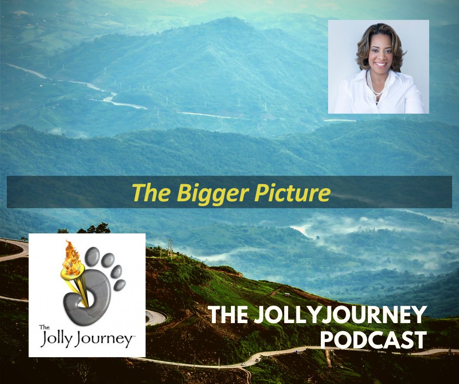 Episode 4 of The Jolly Journey podcast is out now! Listen to the Bigger Picture Part 2: pamelajolly.com/biggerpicture2 #thejollyjourneypodcast