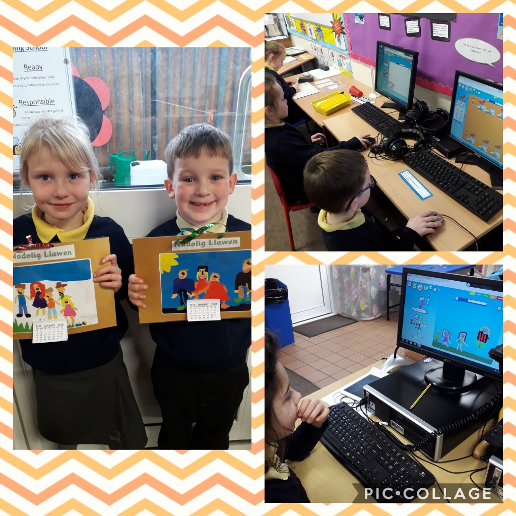 PendrefYsgol's tweet photo. Blwyddyn 1 a 2 using Hwb to create their Christmas Calendars in the ICT area  @AthrawonB @DenbighshireCC @GwEGogleddCymru @HwbNews @denbschoolmeals https://t.co/W8mdFxeIPs