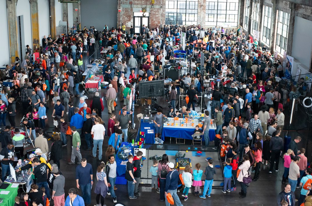 RI Robot Block Party tweet media