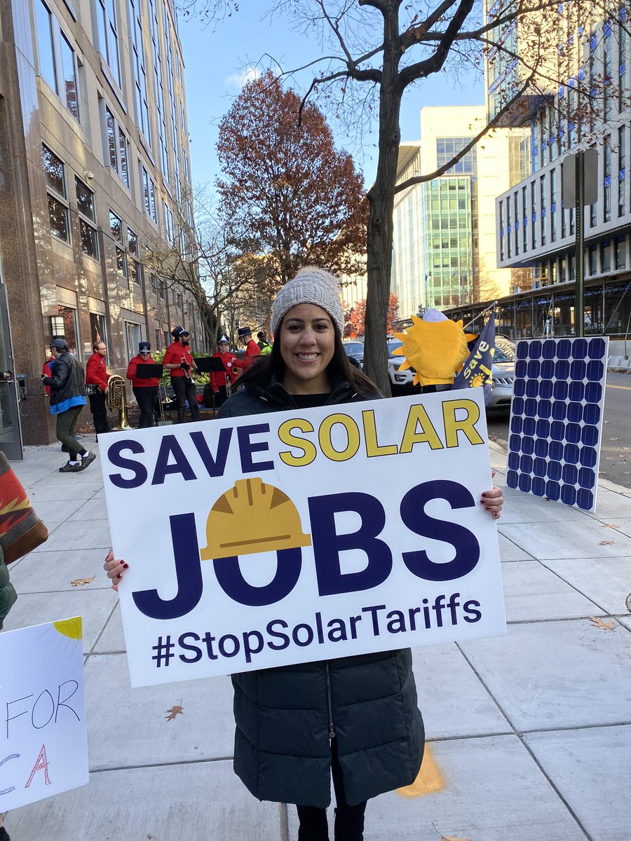 jenbristol_'s tweet image. The #solar industry is out in full force  to #StopSolarTariffs