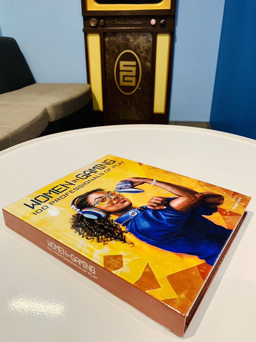 skook87's tweet photo. What a great new addition to the @schellgames lobby, courtesy of our CEO: #womeningaming #100professionalsofplay @MeaganMarie https://t.co/WxTDUUylv0