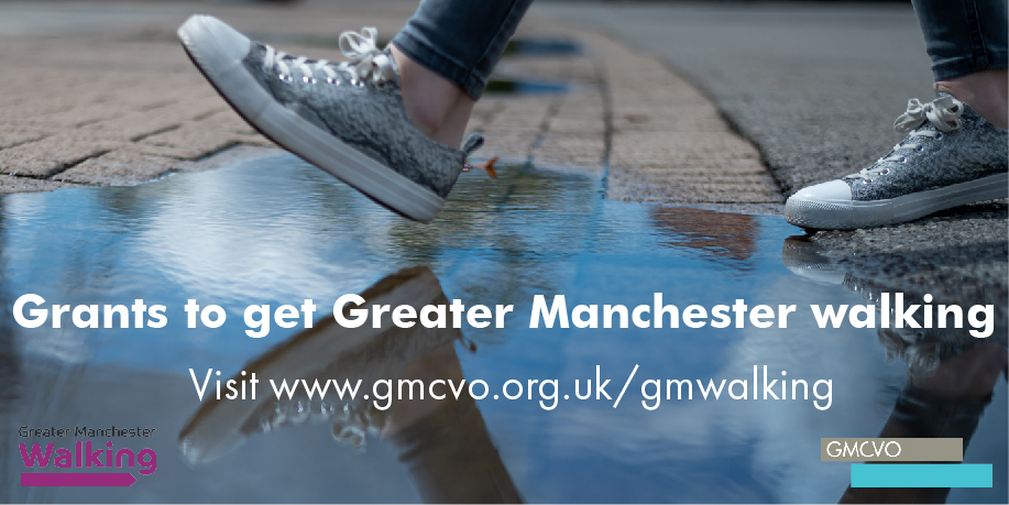 SalfordCVS's tweet photo. .@GMCVO are offering grants between £50 and £1000 to Greater Manchester voluntary, community and social enterprise organisations to run small projects to get #GMWalking 

Find out more and apply: https://t.co/3SRwDiPgeq https://t.co/dvHvYHDbpS