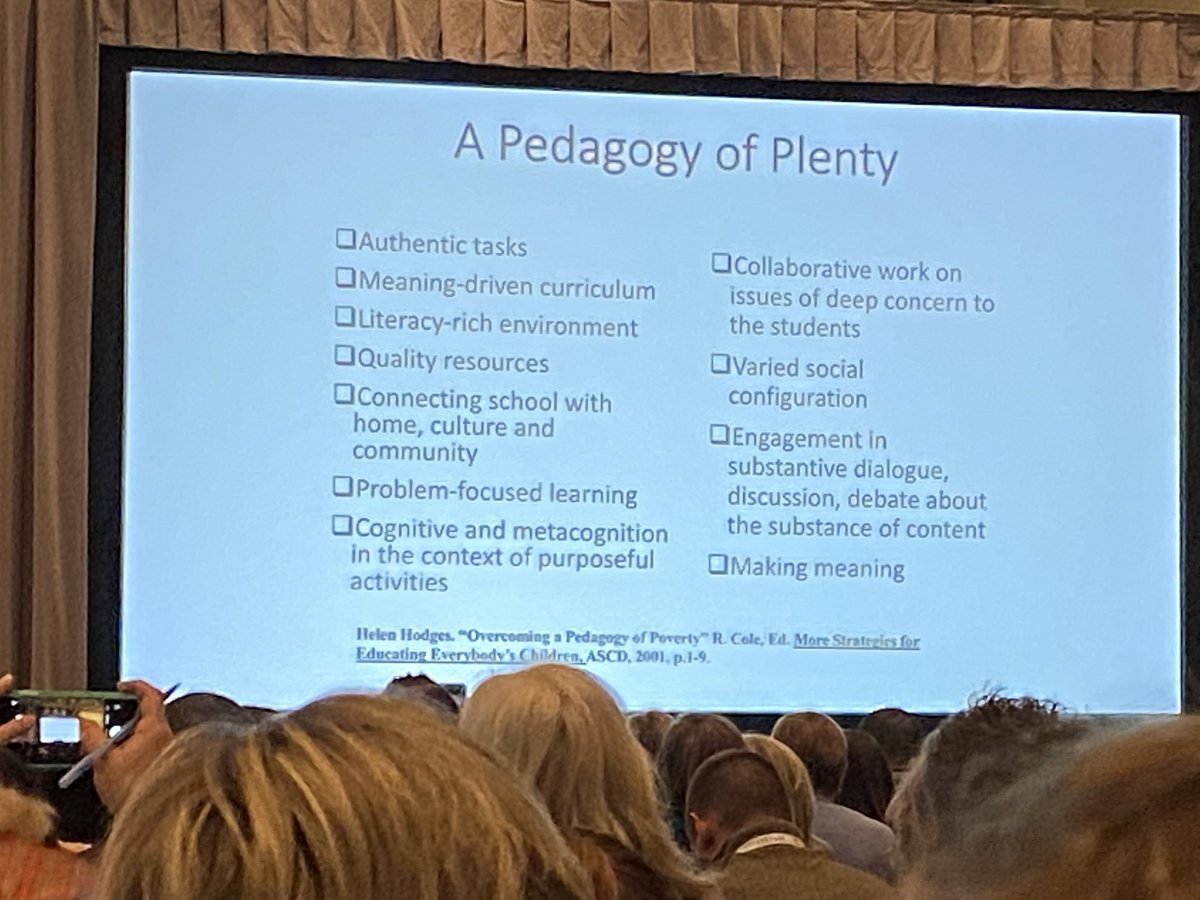 MHarrisEdu's tweet photo. Don’t answer out loud... which list does your classroom resemble? #VASCD19 @TyroneCHoward https://t.co/bcZ54pw0fa